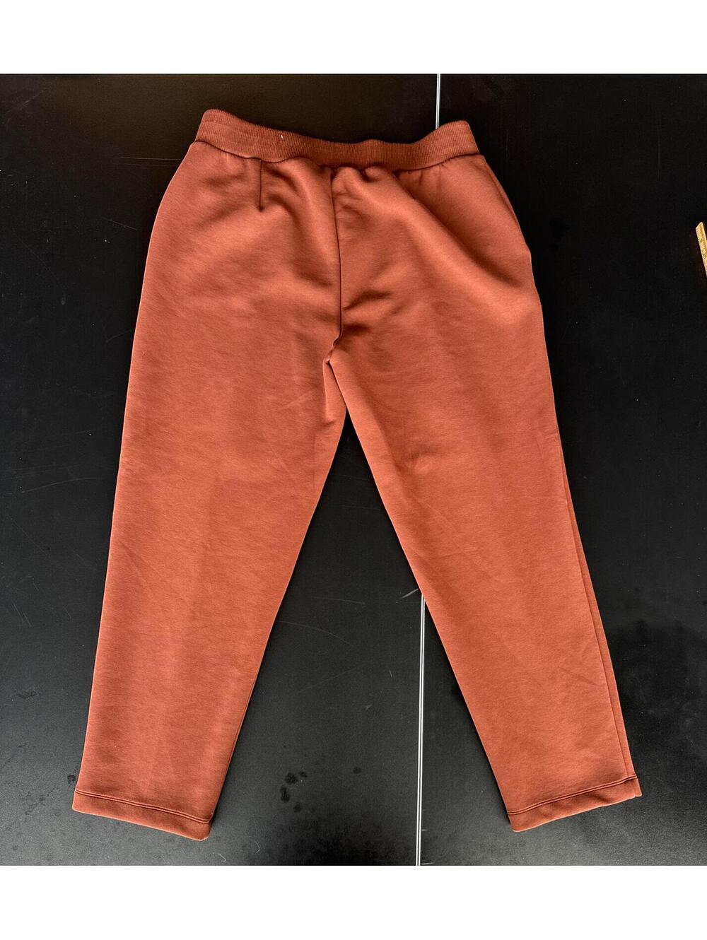 Calia Rust Brown High-Waist Jogger Sweatpants